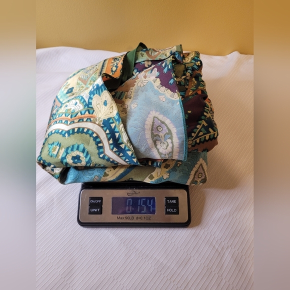 Kay Unger 100% Silk Satin Floral Halter Formal Dress sz 4 - Picture 10 of 10